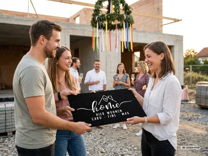 Geschenk zum Richtfest